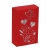 Pudełko czerwone z sercami małe Kartonik 7*4,5*2 cm 50 szt. dla zakochanych