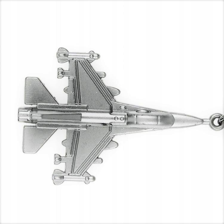 srebrny-metalowy-breloczek-do-kluczy-brelok-do-kluczy-samolot-mysliwiec-wojskowy-militaria-wojenny-odrzutowiec-flota-powietrzna-luftwaffe-f16-f21-mig-caracal-miraz-mirage-su21-prezent-dla-chlopaka