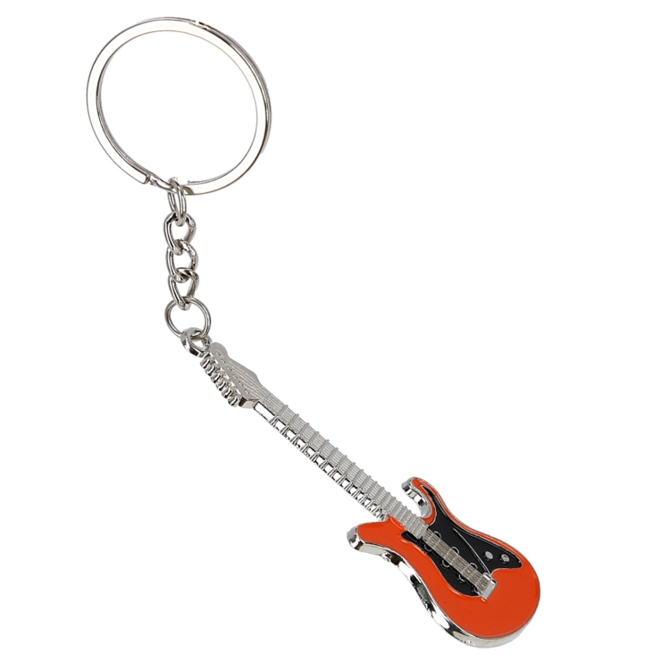 metalowa-gitara-biala-pomaranczowa-czarna-pomaranczowoczarna-breloczek-do-kluczy-dla-gitarzystki-gra-na-gitarze-muzyk-wioslo-elektryczna-gitara